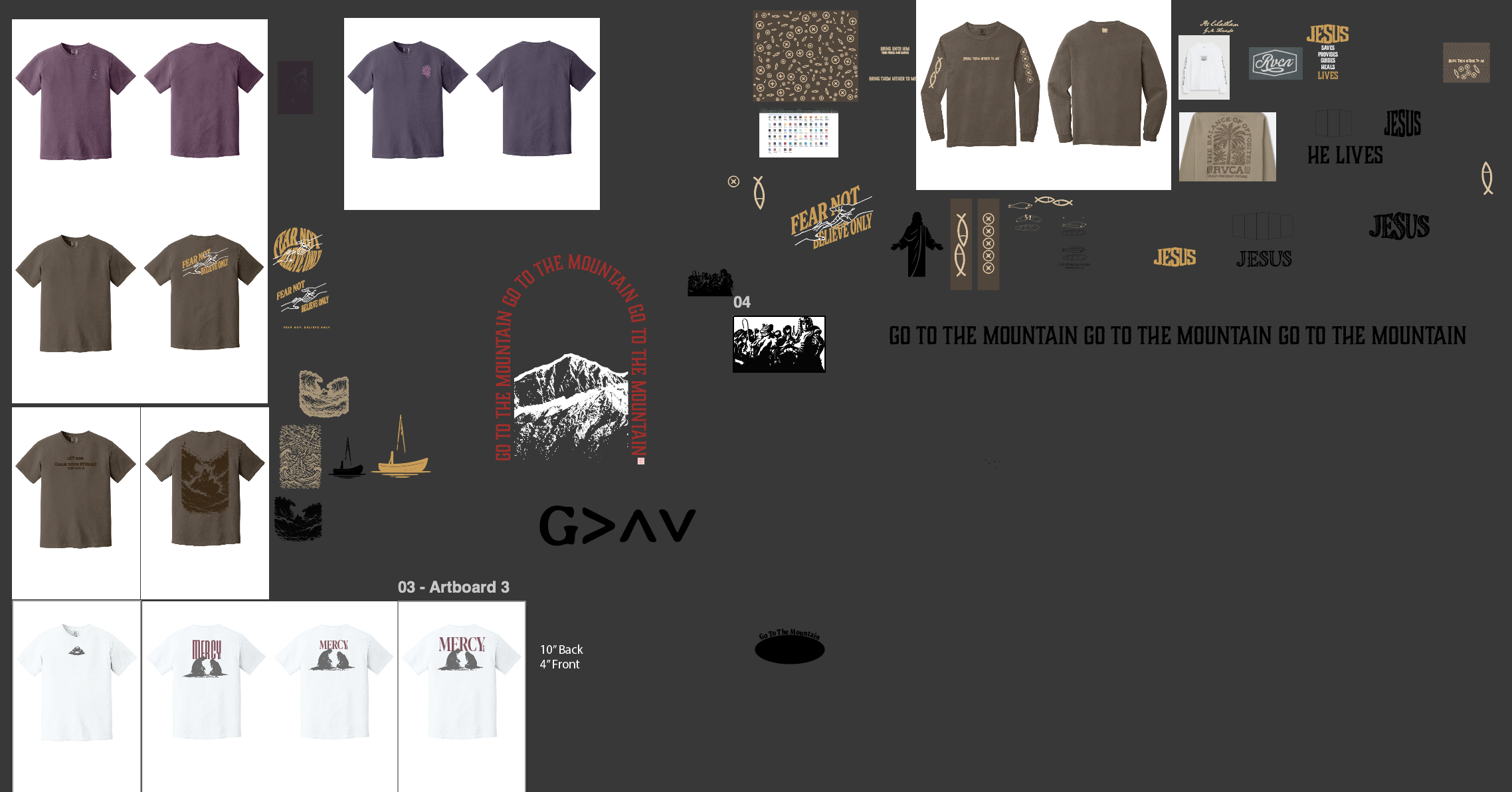 Designing artwork for a GM Threads shirt